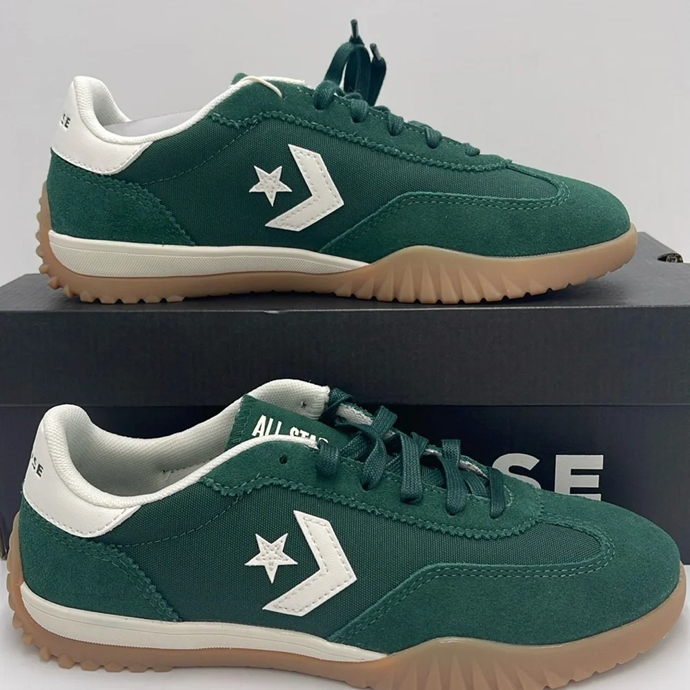 Converse Men’s RUN STAR TRAINER OX GREEN ENVY/EGRET/WHITE A13359C Sneakers - Picture 2 of 16